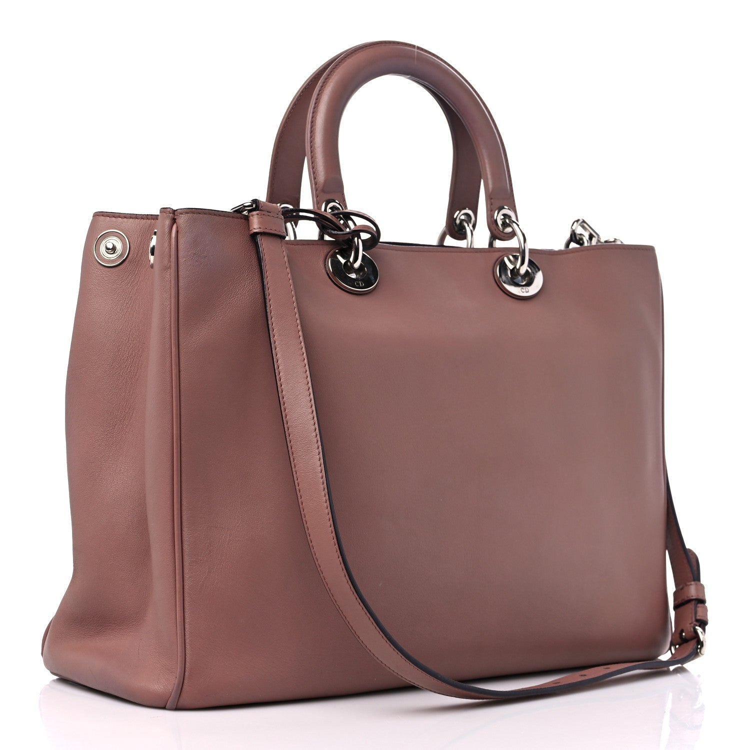 Christian Dior Smooth Calfskin Large Diorissimo Tote Petale 4 of 19