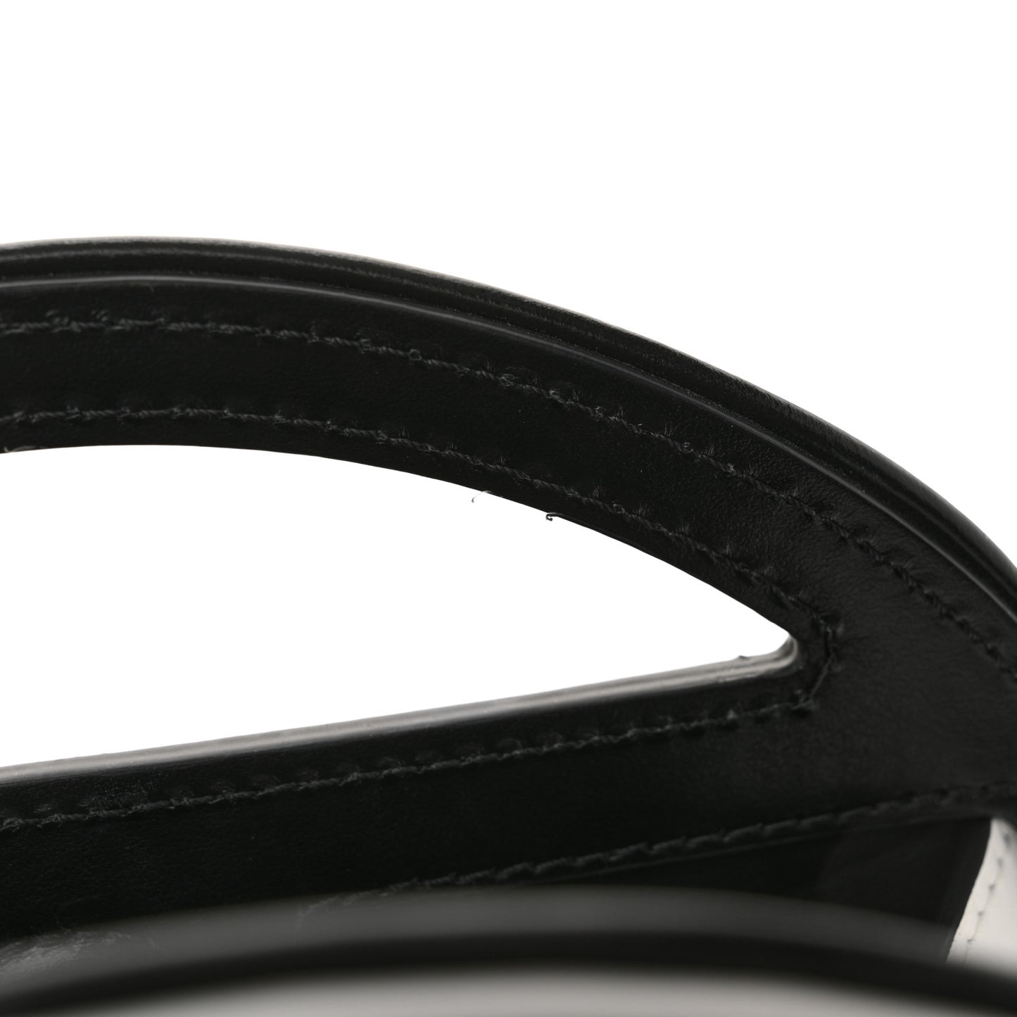 Calfskin Around Me PM White Black