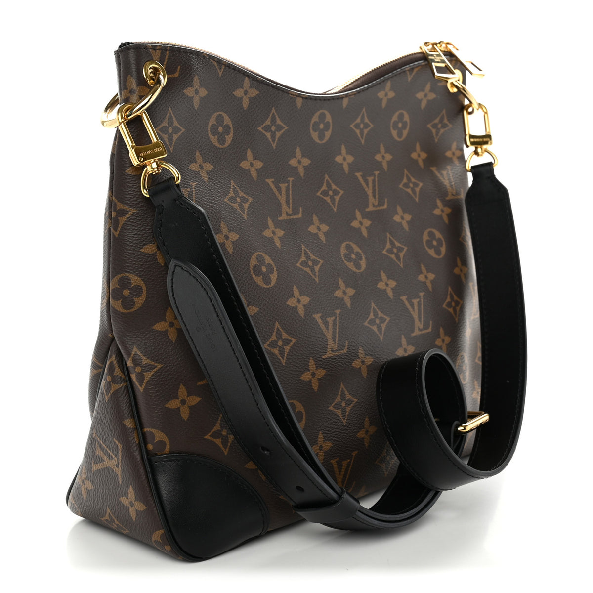 Louis Vuitton Monogram Odeon MM Black 3 of 9