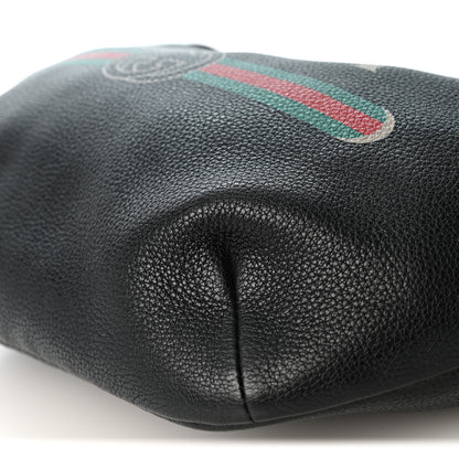 Gucci Grained Calfskin Logo Belt Bag Black 10 of 10