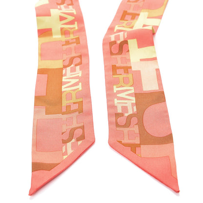 Hermes Silk Capitales Twilly 4 of 4