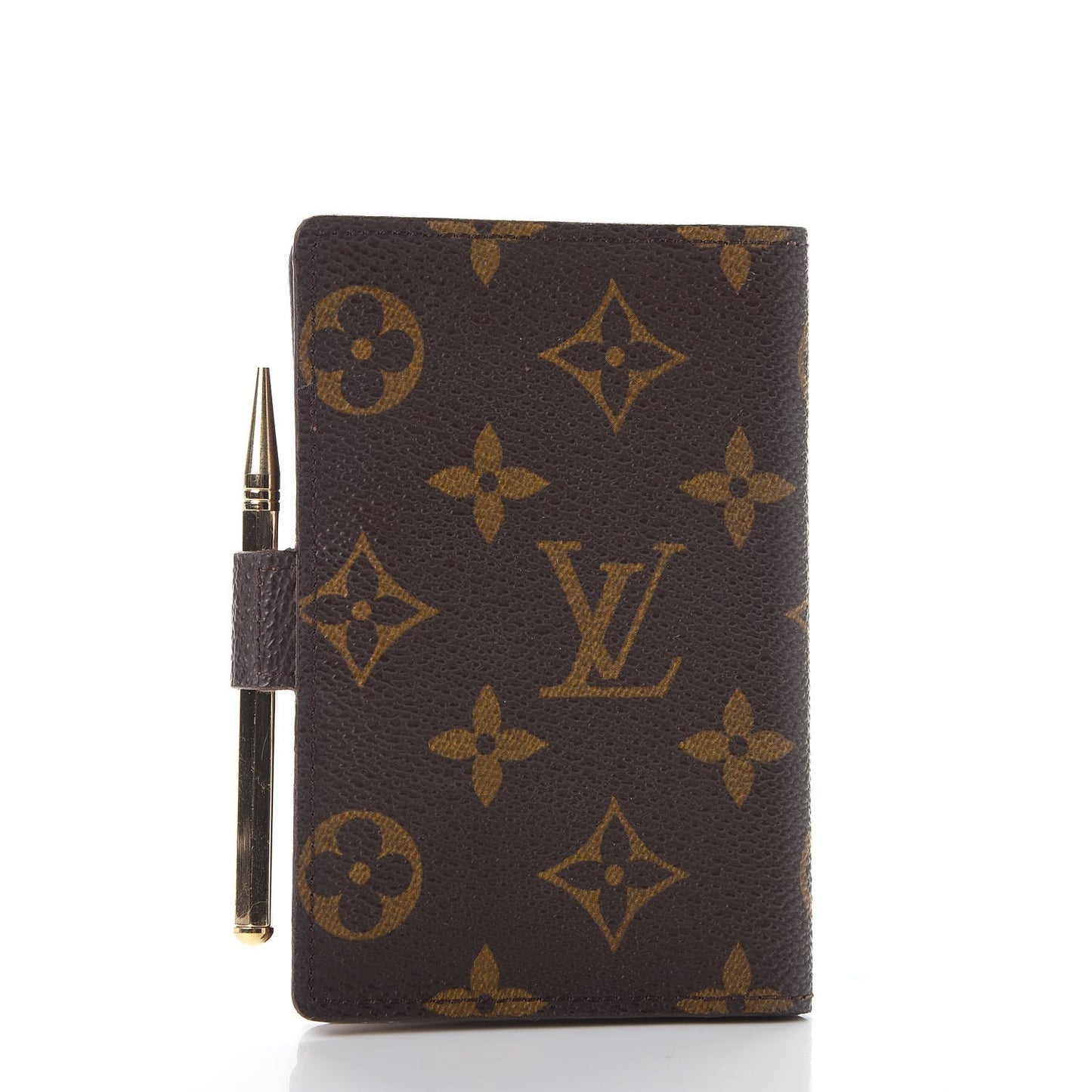 Monogram Mini Agenda Cover w Pencil