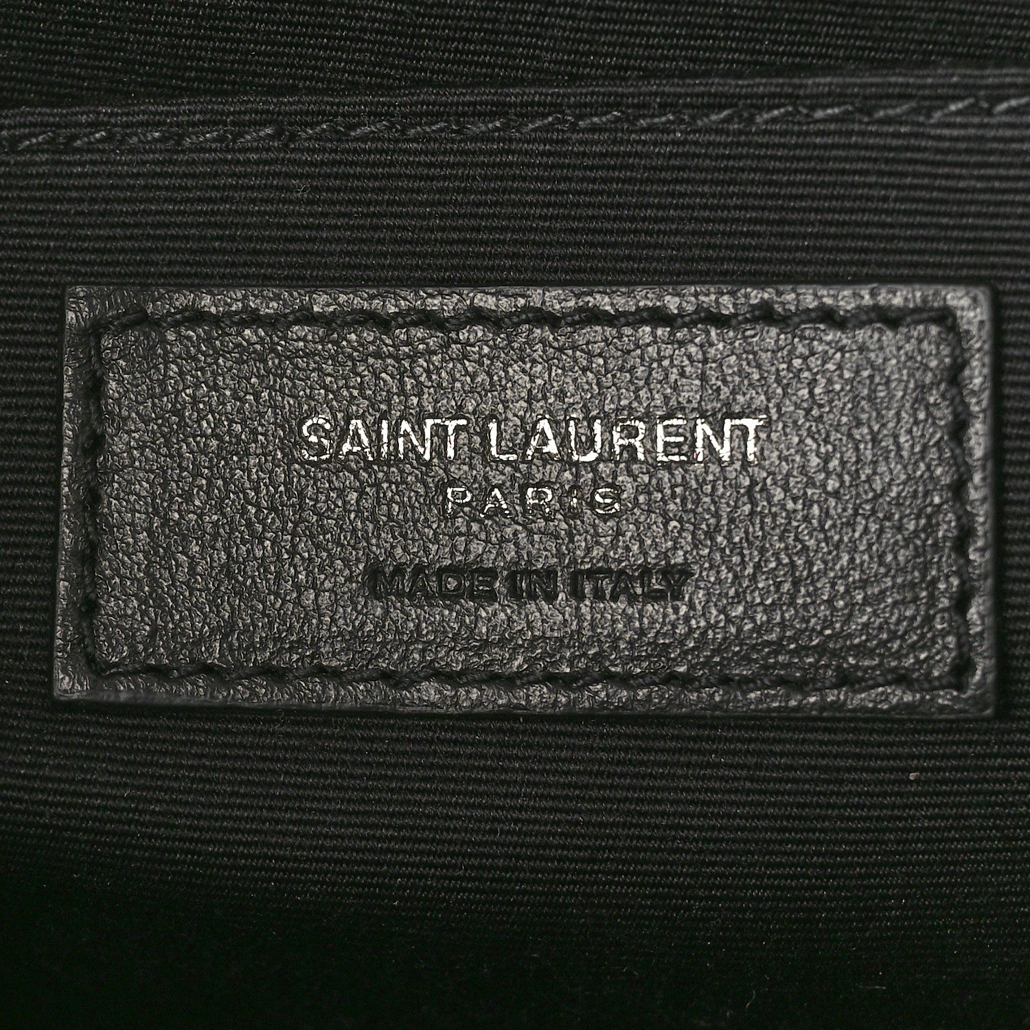 Saint Laurent Calfskin Matelasse Monogram Monochrome Lou Camera Bag Black 5 of 9