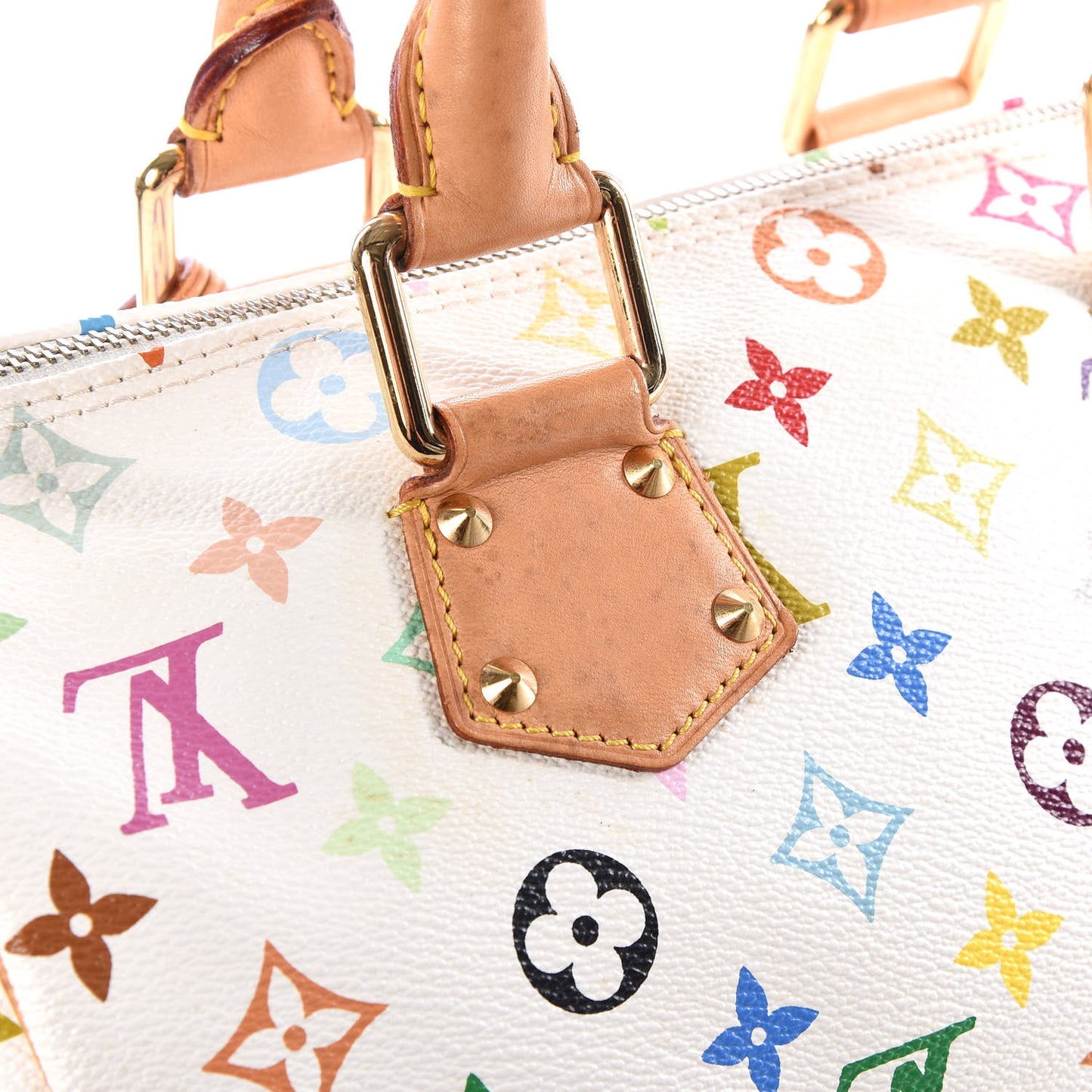 Monogram Multicolor Speedy 30 White