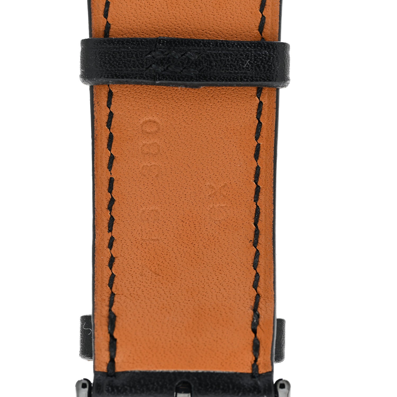 Hermes Swift Circuit 24 45mm Apple Watch Single Tour Band Black Bleu Electrique 5 of 6