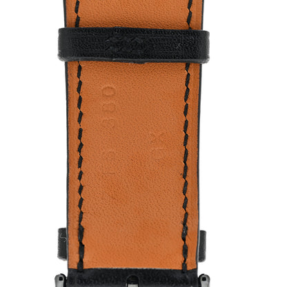 Hermes Swift Circuit 24 45mm Apple Watch Single Tour Band Black Bleu Electrique 5 of 6