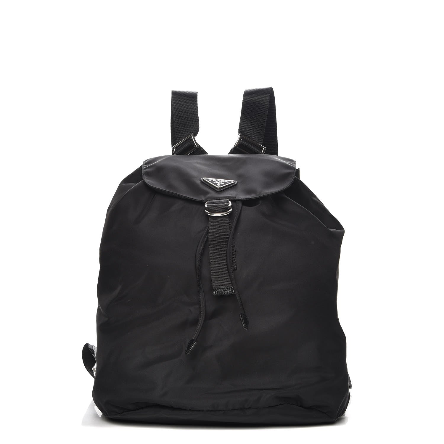 Prada Nylon Cinch Backpack Black 1 of 6