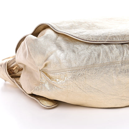 Givenchy Metallic Calfskin Hobo Chain Gold 7 of 9