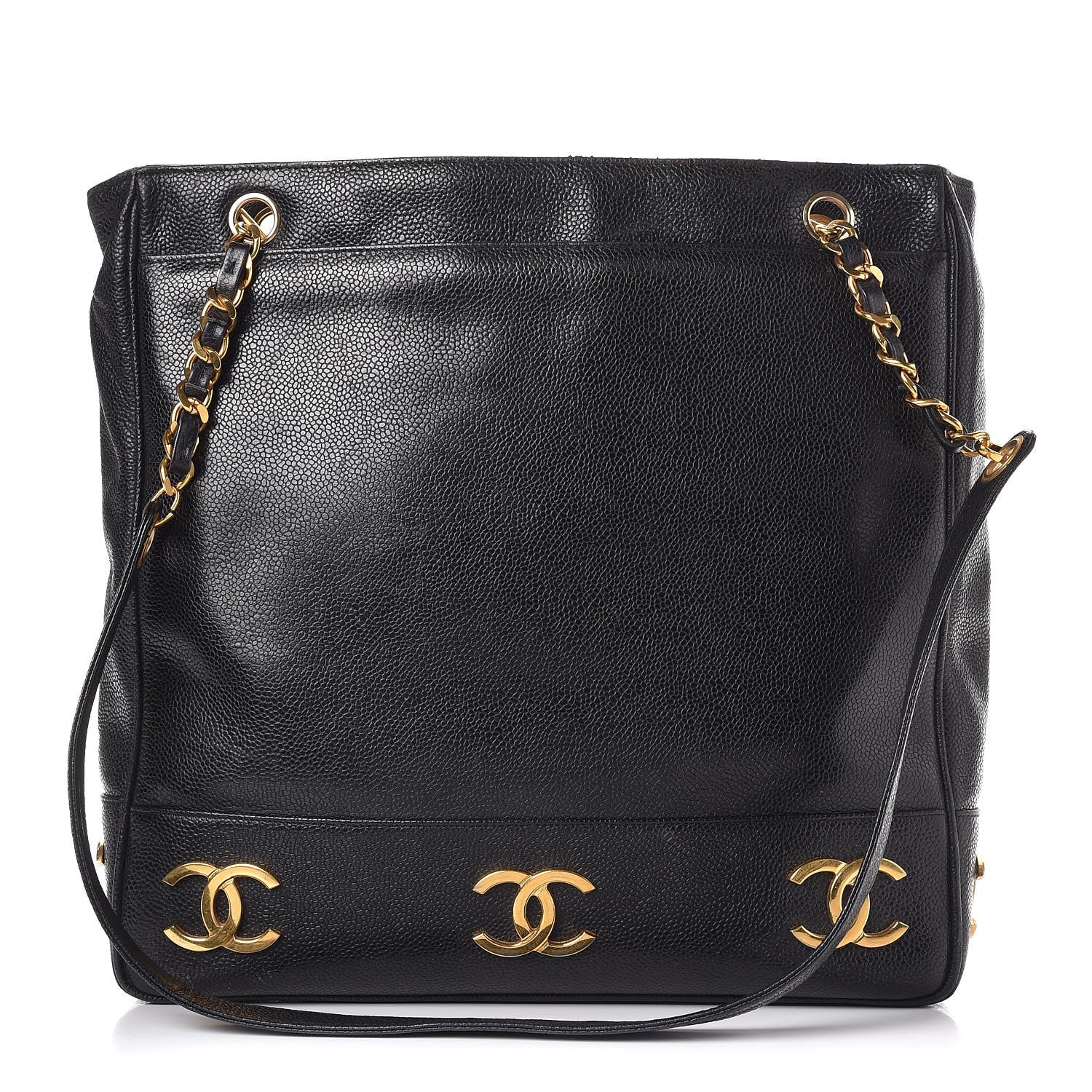 Chanel Caviar CC Shoulder Bag Black 1 of 18