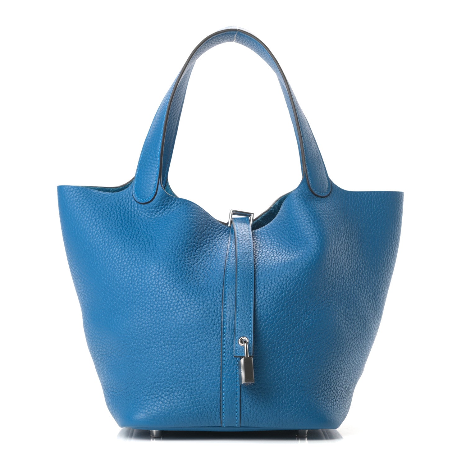 Hermes Taurillon Clemence Picotin Lock 22 MM Mykonos 1 of 11