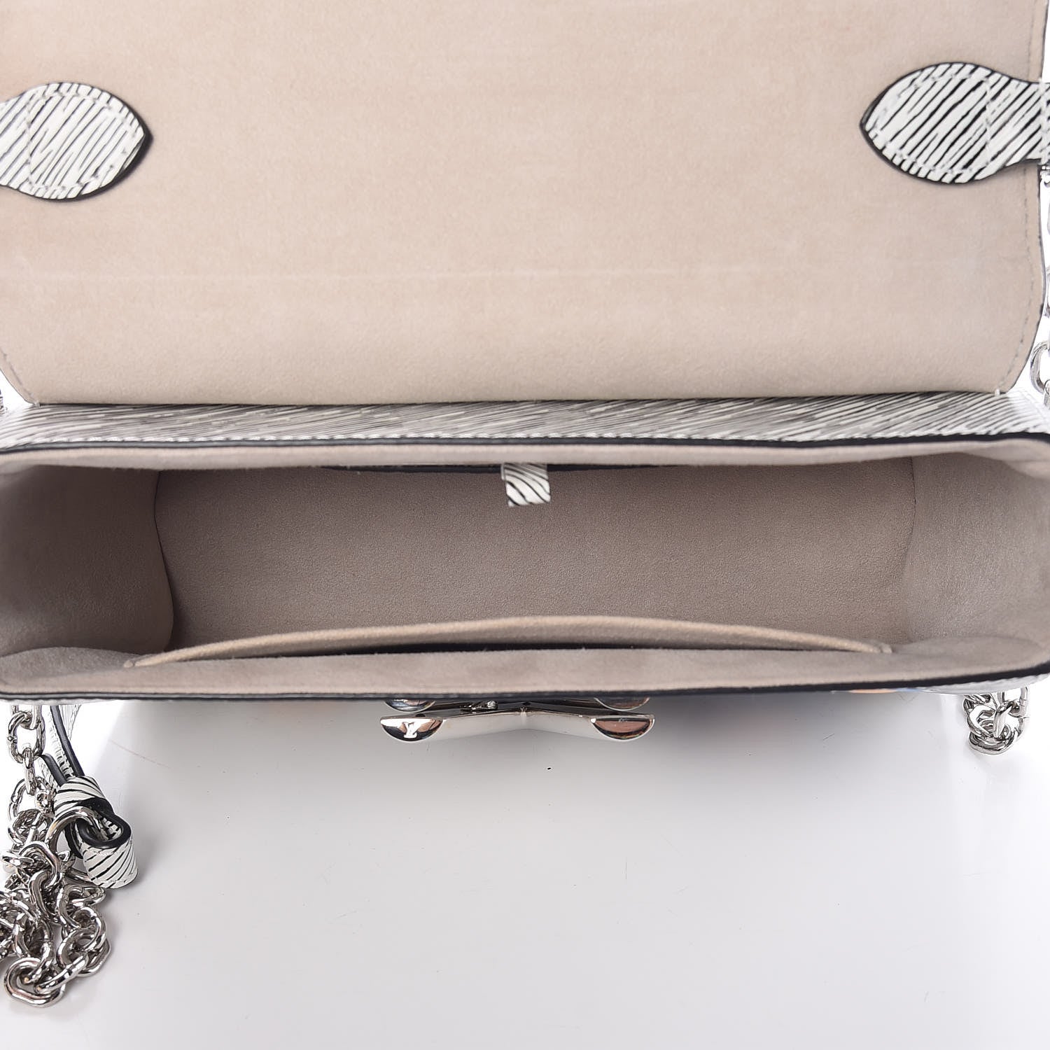 Louis Vuitton Epi Azteque Twist Shoulder Bag MM White 5 of 9