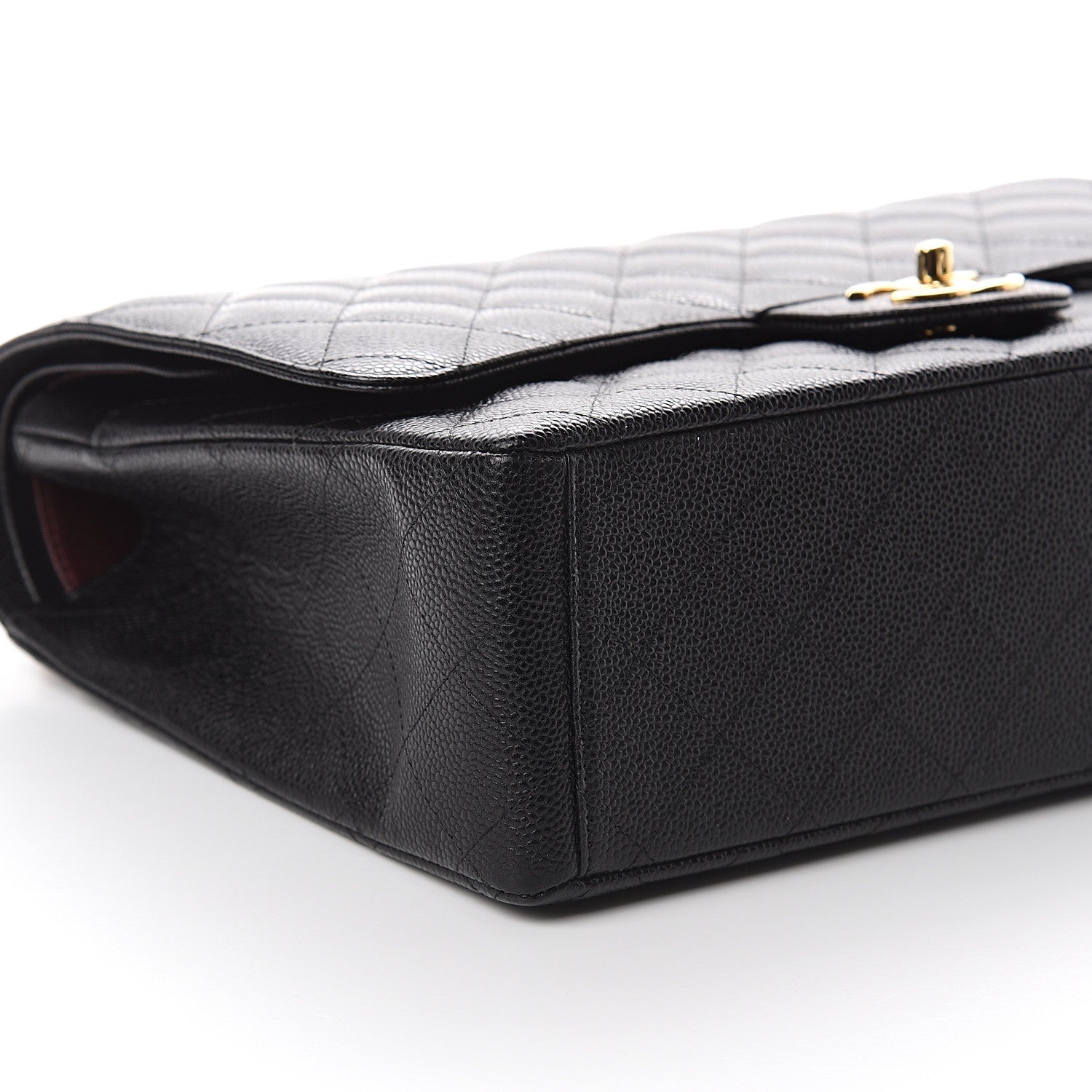 Chanel Caviar Quilted Maxi Double Flap Black 8 of 9