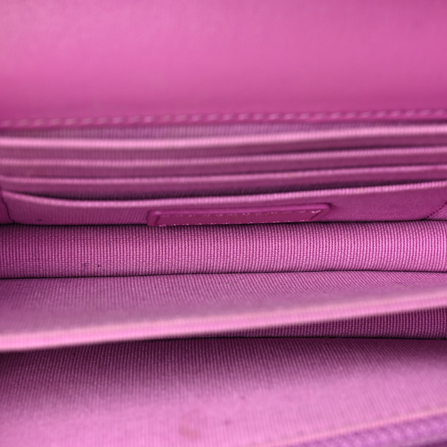 Chanel Tweed Enamel Quilted Pending CC Mini Wallet On Chain WOC Pink Purple 6 of 10