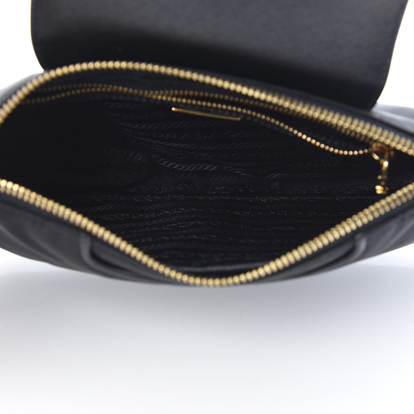 Tessuto Nylon Saffiano Crossbody Bag Black