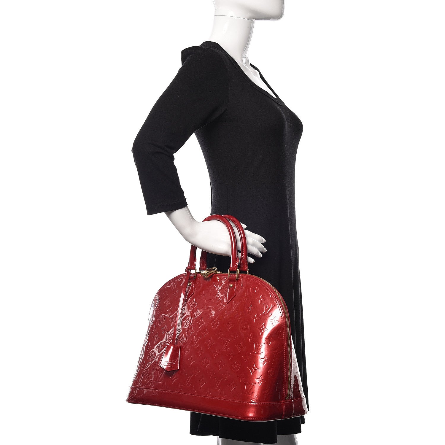 Louis Vuitton Vernis Alma GM Pomme D'Amour 1 of 11