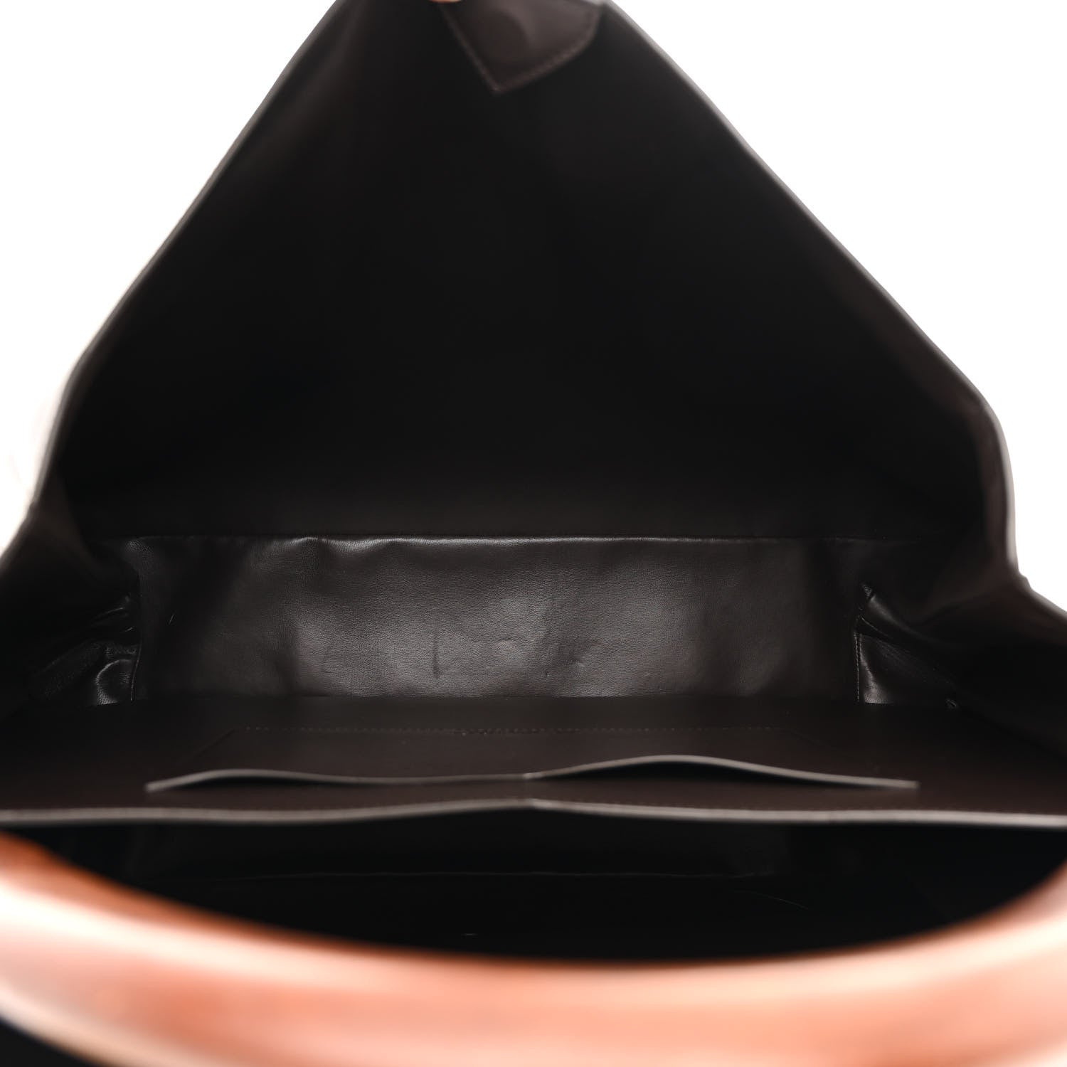 Bottega Veneta Calfskin Wood Mount Fondant 5 of 14