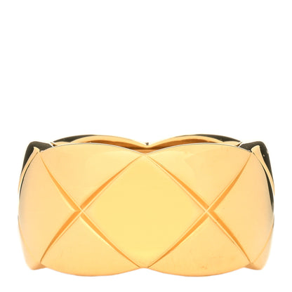 Chanel 18K Yellow Gold Large Coco Crush Ring 52 6 1 of 5