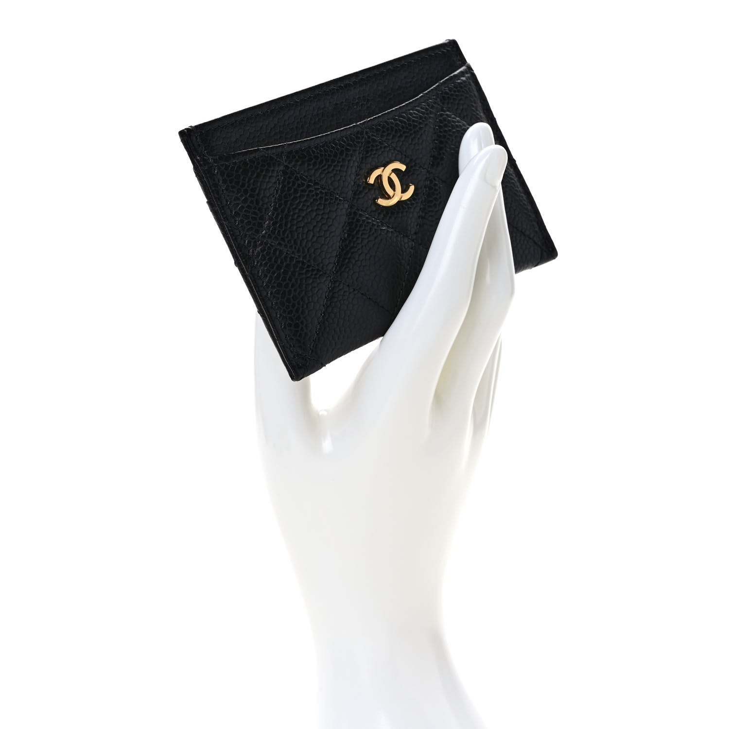 Chanel Caviar Quilted Card Holder Black 2 of 8