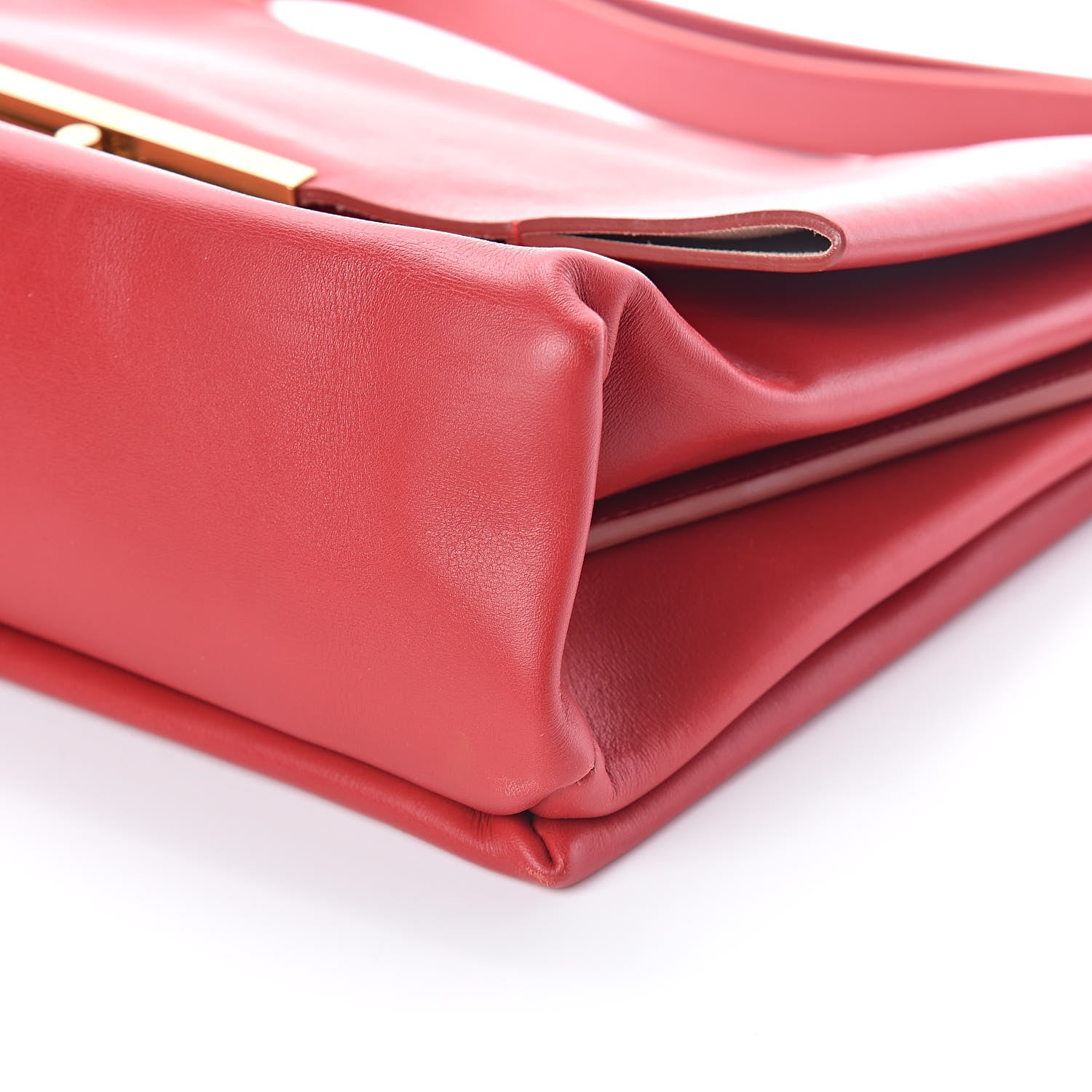 Celine Calfskin Blade Flap Bright Red 9 of 9