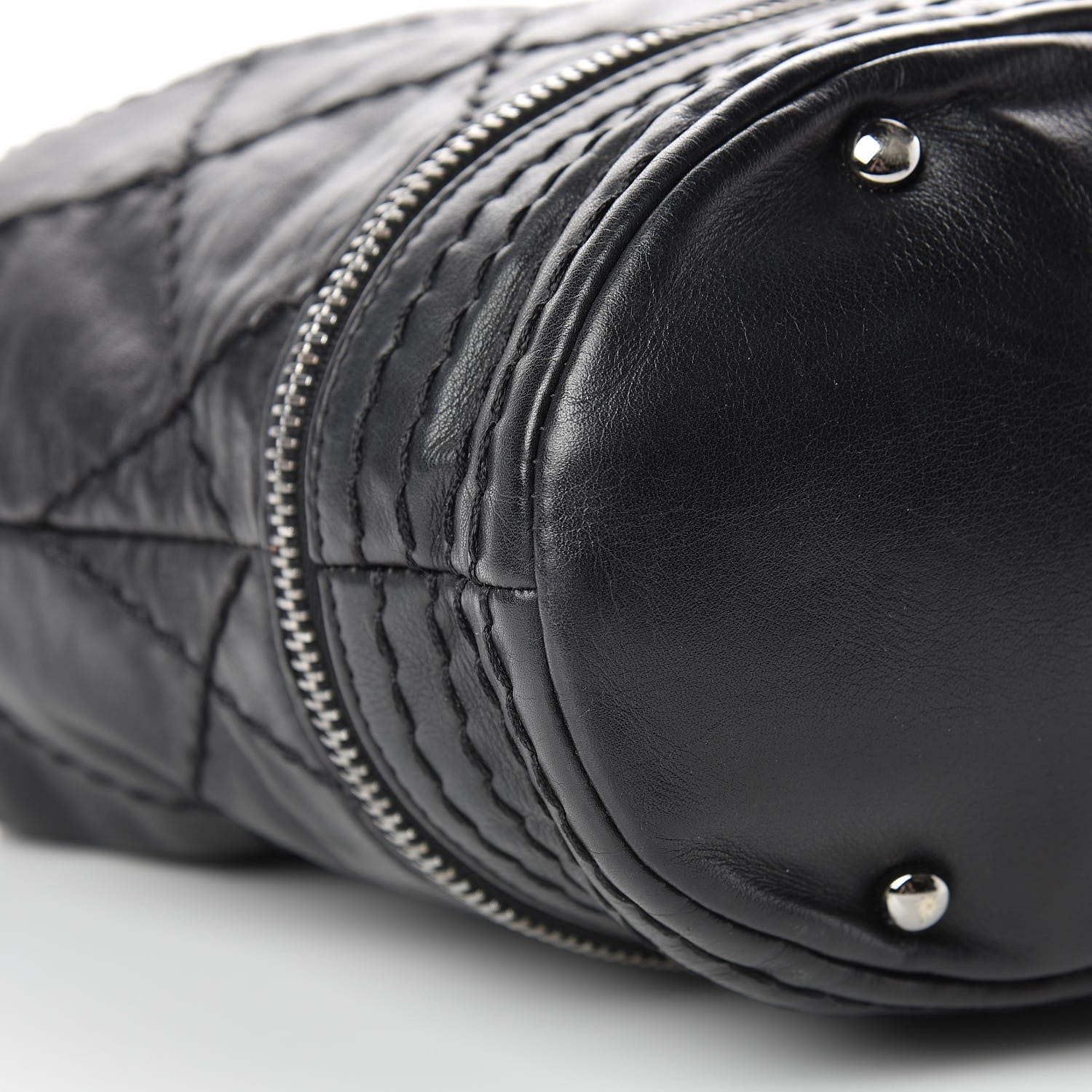 Chanel Lambskin Expandable Tote Black 9 of 15