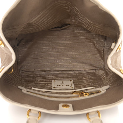 Prada Jacquard Logo Tote Corda Talco 5 of 11