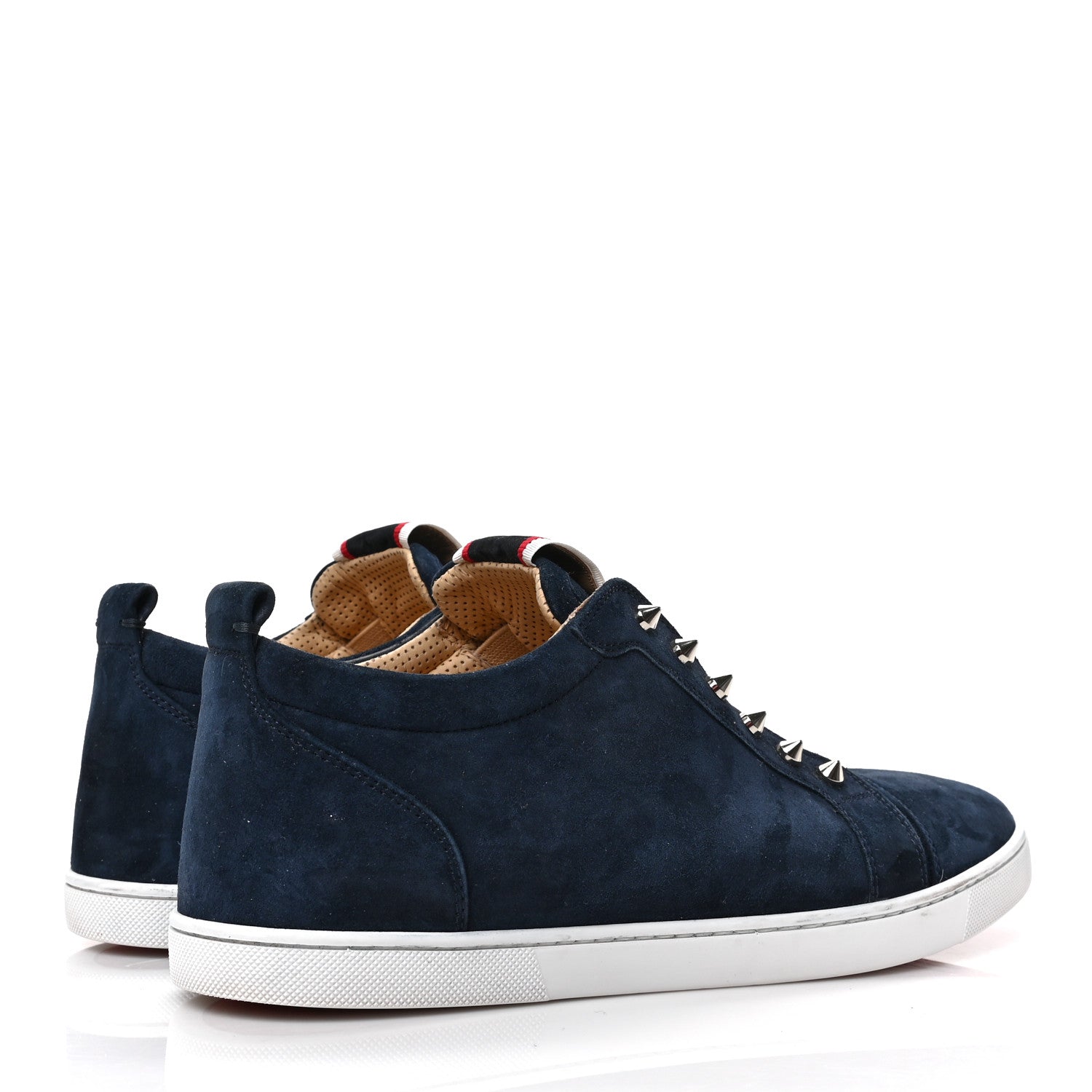 Christian Louboutin Denim Mens Fique A Vontade Sneakers 44.5 Blue 4 of 8