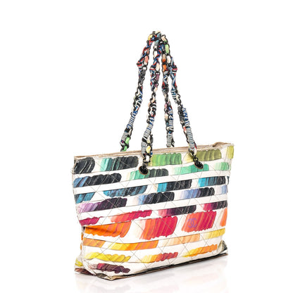 Chanel Canvas Colorama Large Zip Shopping Tote Multicolor 3 of 10