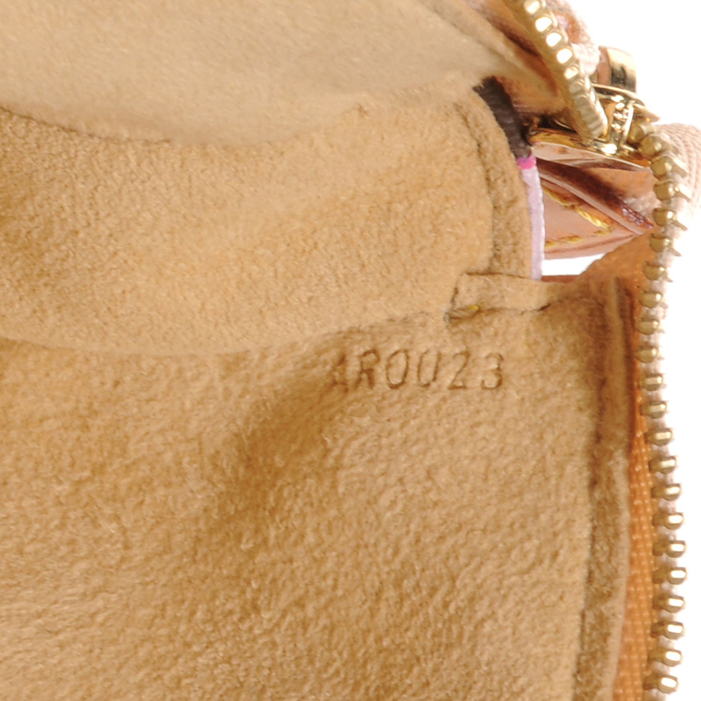 Monogram Cherry Blossom Pochette Accessories Brown