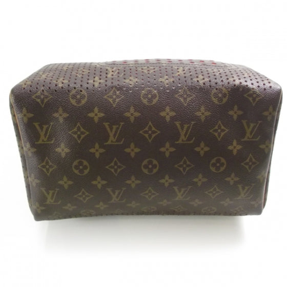 Monogram Perforated Speedy 30 Orange