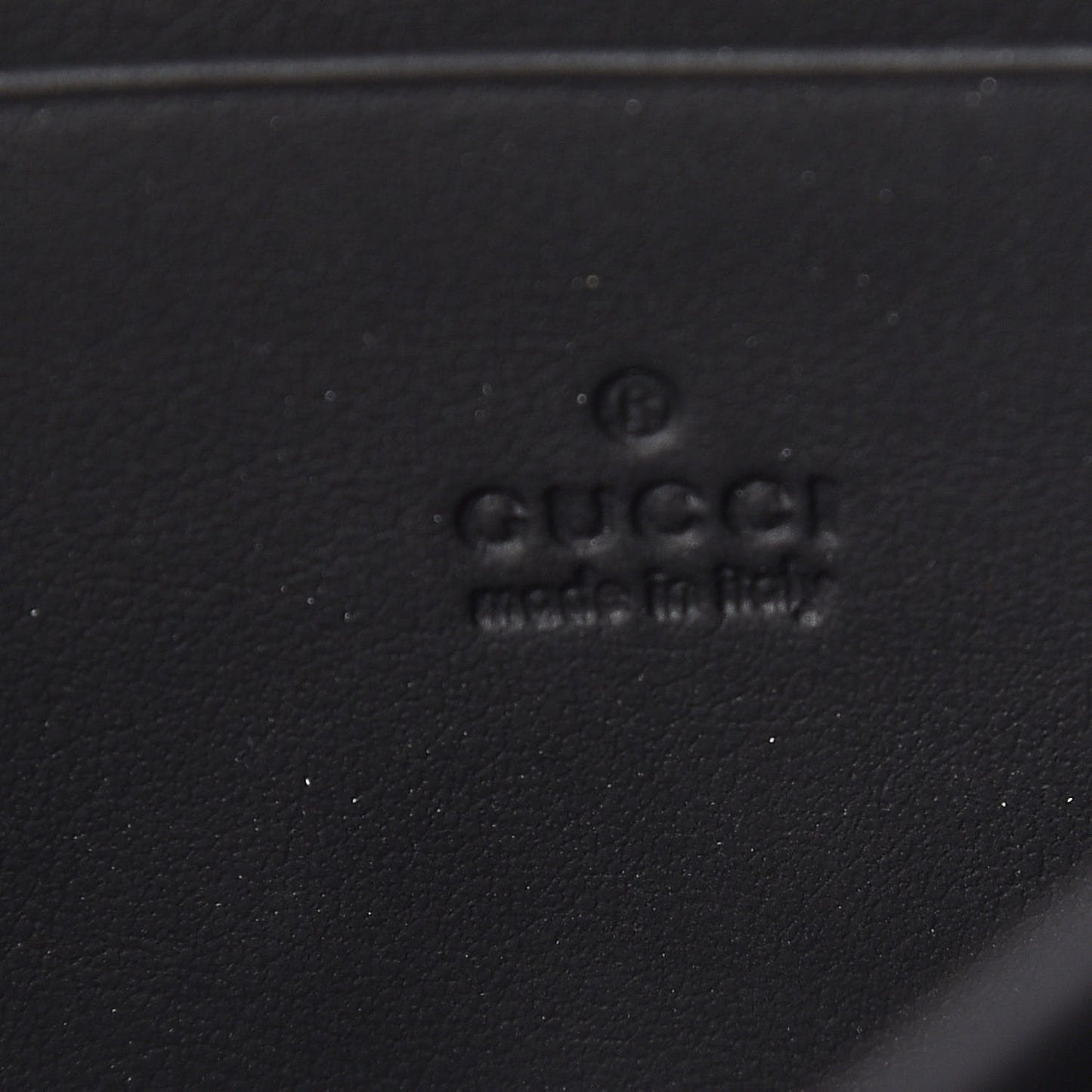 Suede Mini Dionysus Chain Wallet Black
