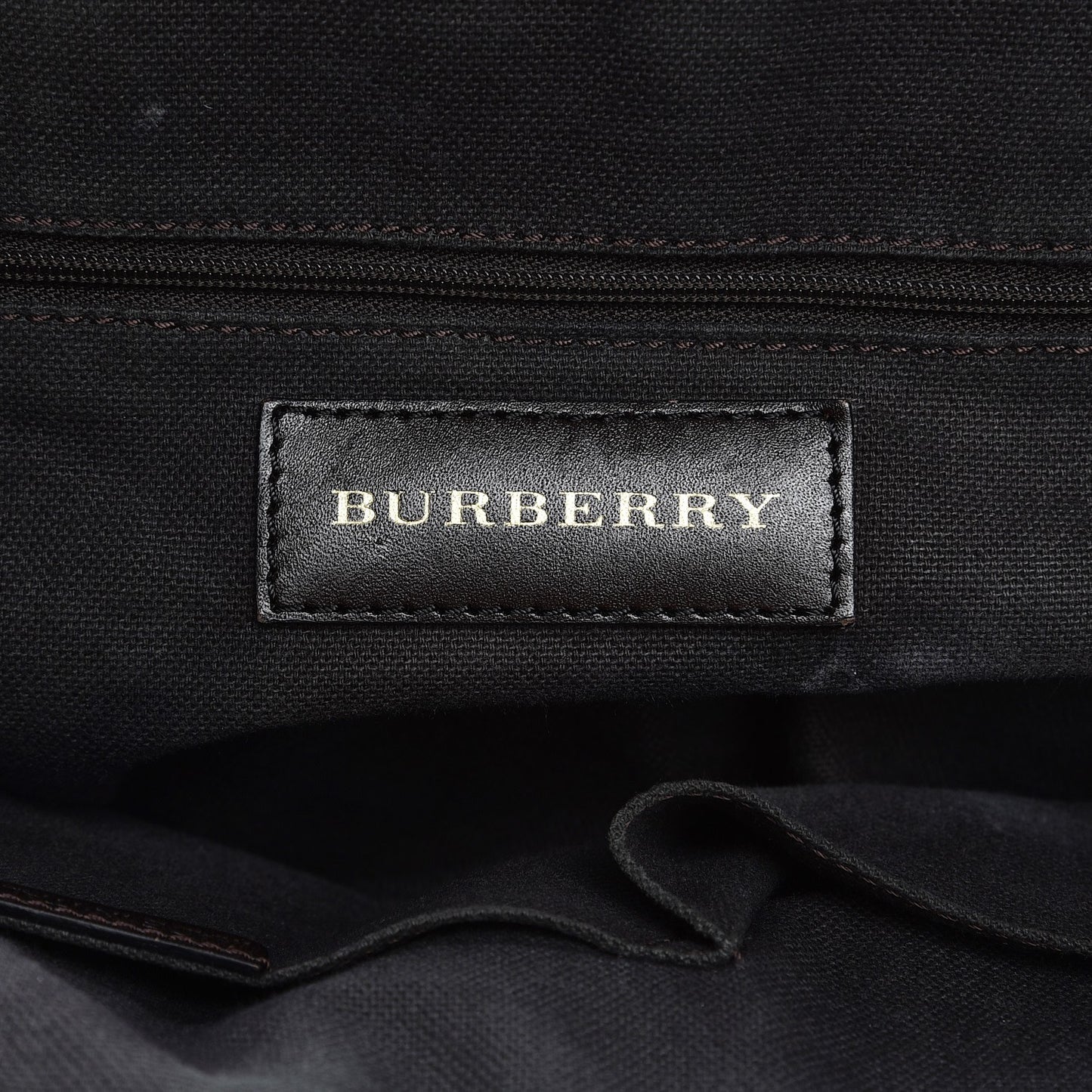 Haymarket Check Small Orchard Bowling Bag Chocolate