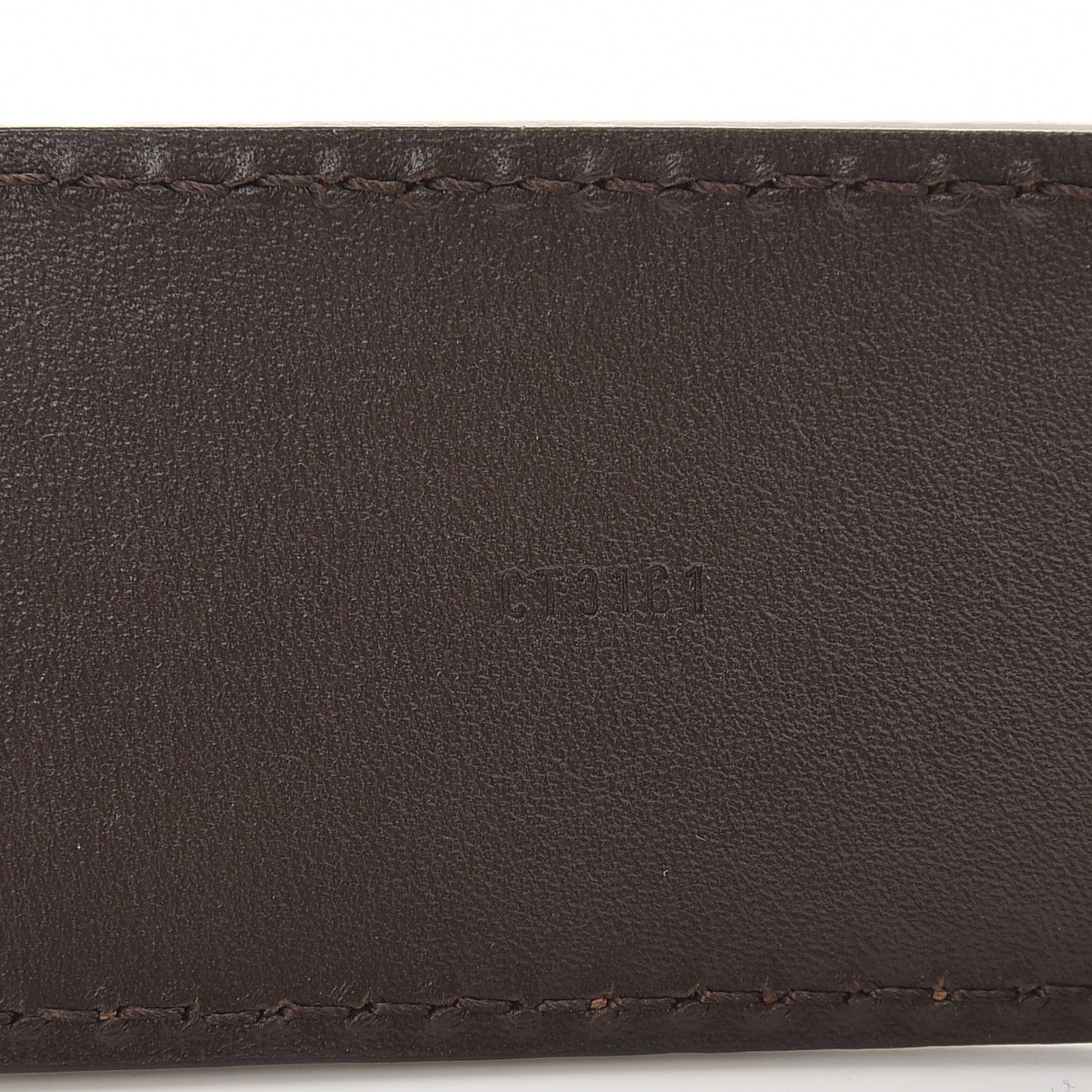 Damier Ebene 40mm LV Initiales Belt 85 34