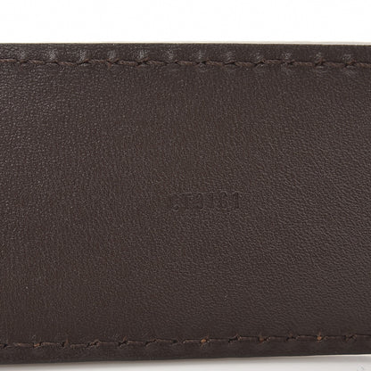 Louis Vuitton Damier Ebene 40mm LV Initiales Belt 85 34 6 of 10