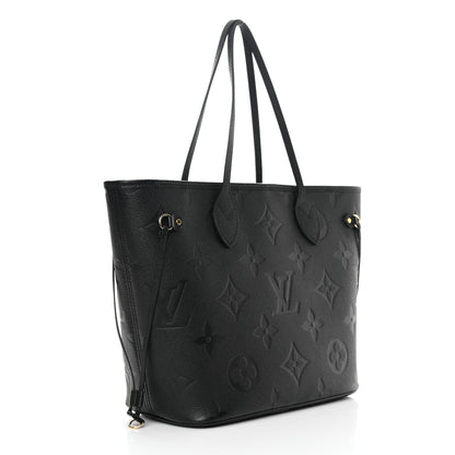Louis Vuitton Empreinte Monogram Giant Neverfull MM Black 3 of 13