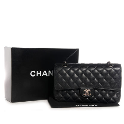 Chanel Caviar Quilted Medium Double Flap Black 9 of 9