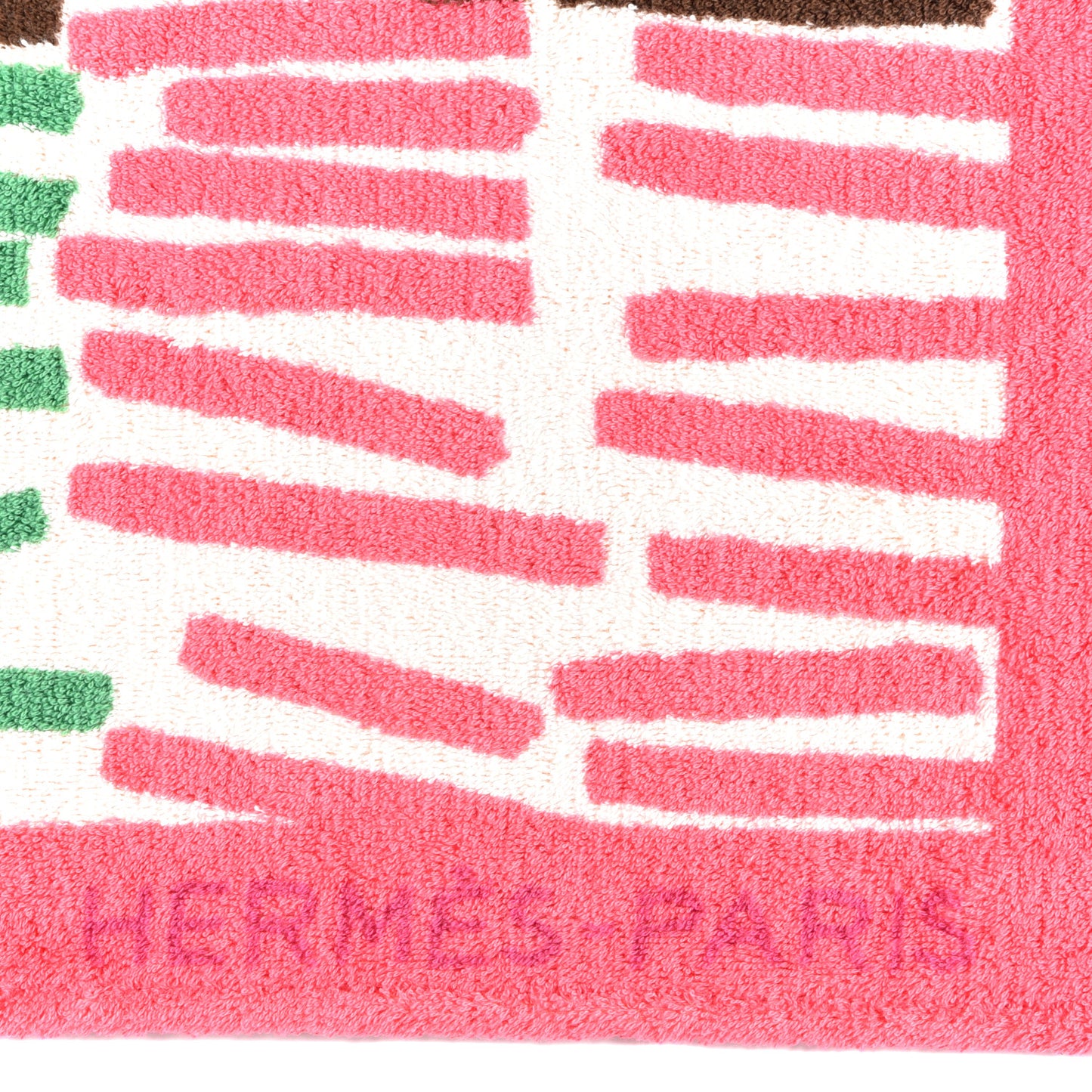 Cotton Terry Voile Sur Gallee Beach Towel Rose