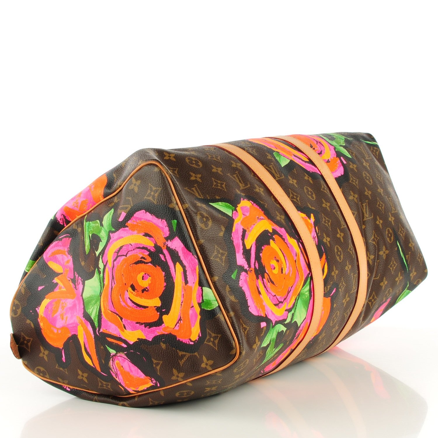 Louis Vuitton Monogram Roses Keepall 50 4 of 8