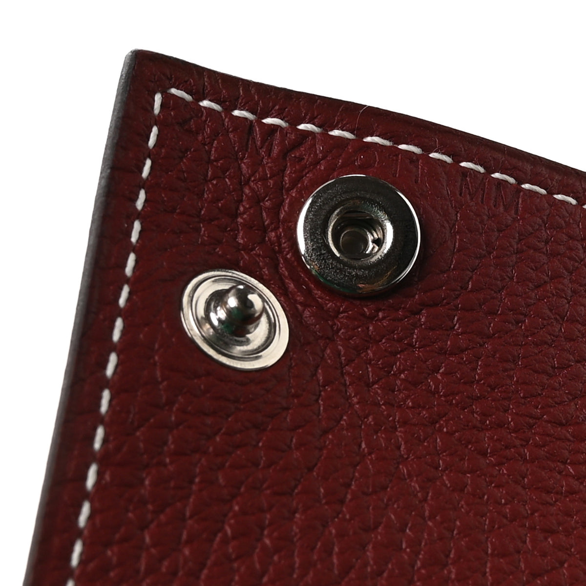 Hermes Taurillon Clemence Mini Mises et Relances Change Tray Rouge H 6 of 8