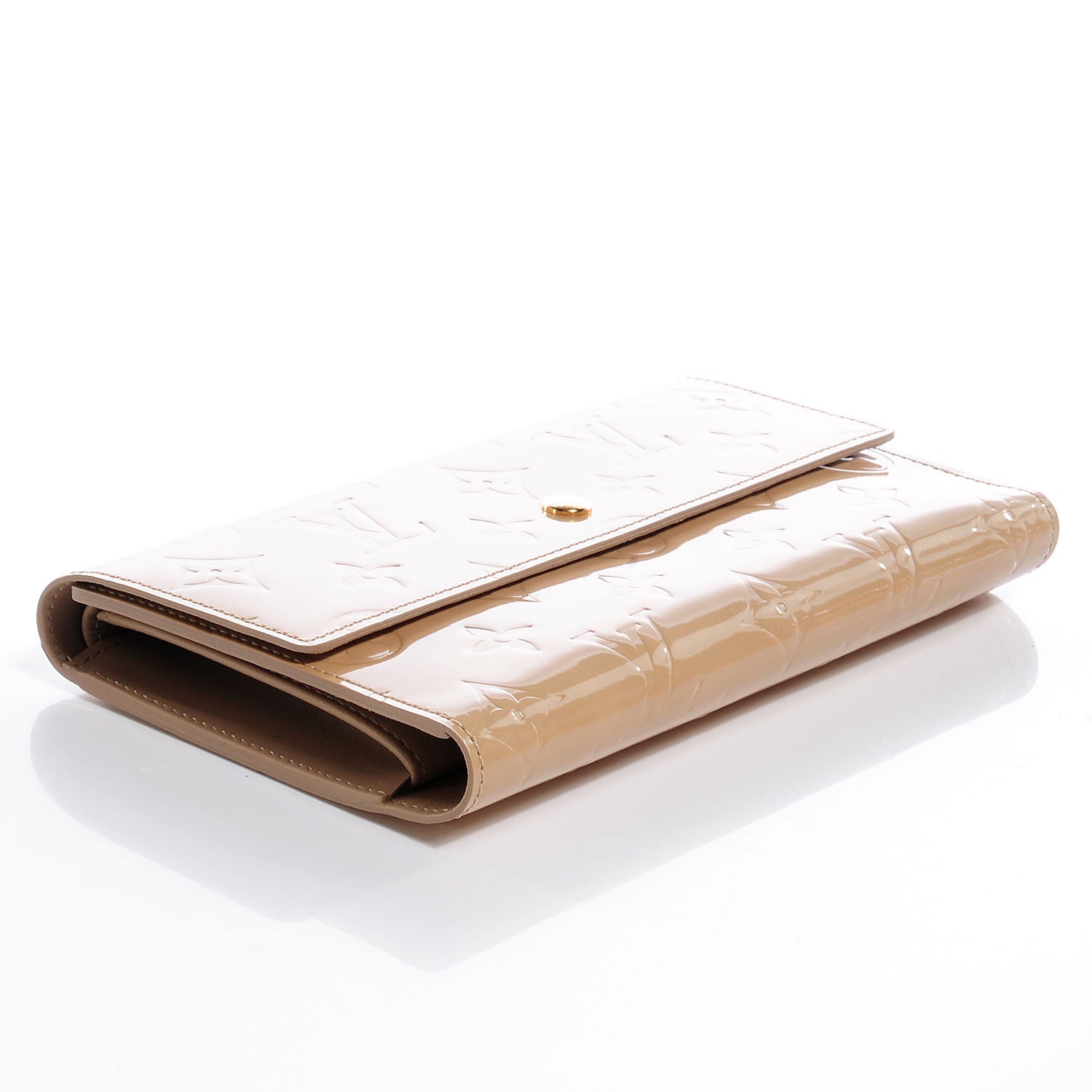 Louis Vuitton Vernis Porte Tresor International Wallet Beige 4 of 8