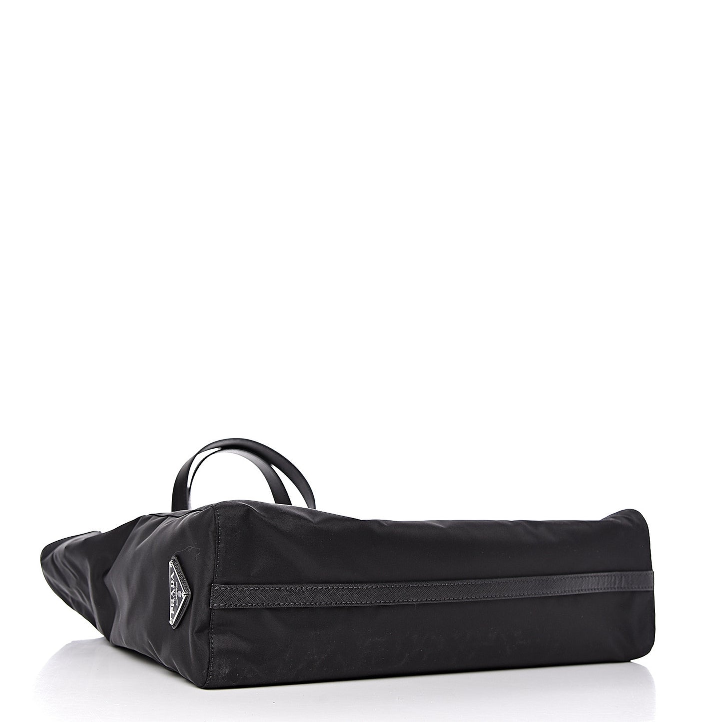 X JAMES JEAN Tessuto Nylon Patch Shopping Tote Black