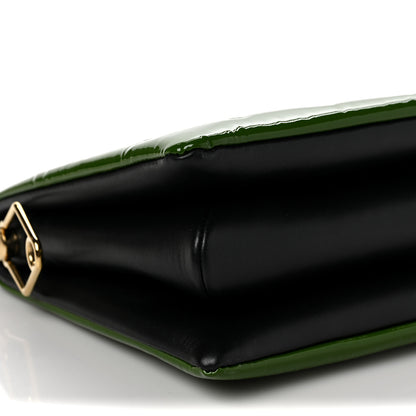 Louis Vuitton Patent Embossed Monogram Coussin PM Green Black 7 of 8