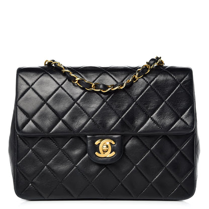 Chanel Lambskin Quilted Mini Square Flap Black 1 of 9