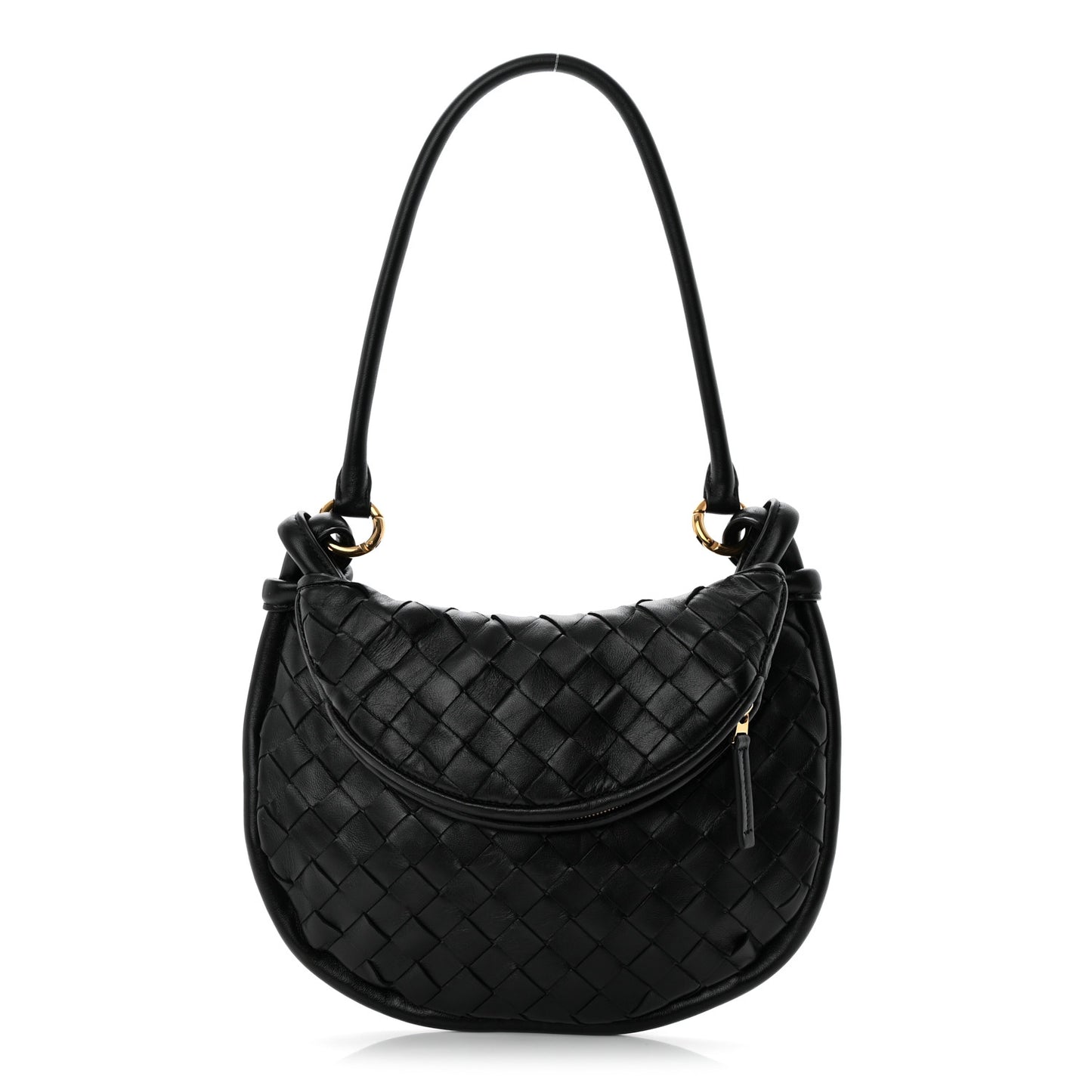 Nappa Intrecciato Small Gemelli Black