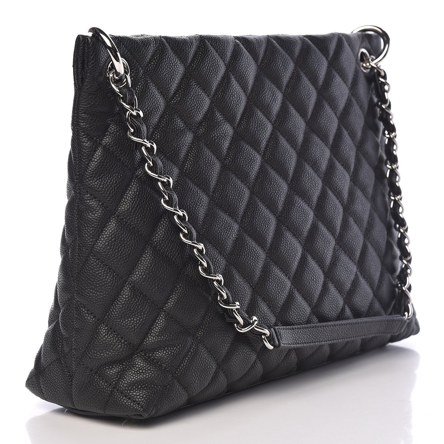 Chanel Caviar Quilted Easy Zip Tote Black 3 of 11