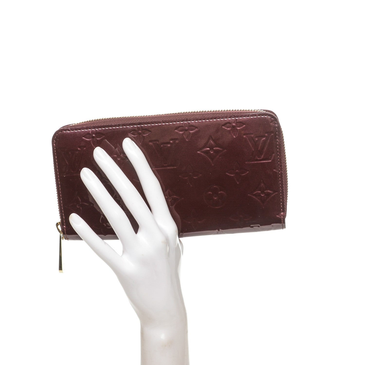Louis Vuitton Vernis Zippy Wallet Rouge Fauviste 2 of 6