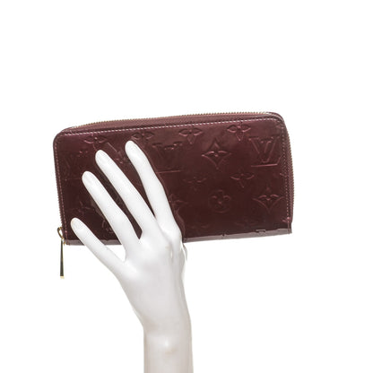 Louis Vuitton Vernis Zippy Wallet Rouge Fauviste 2 of 6