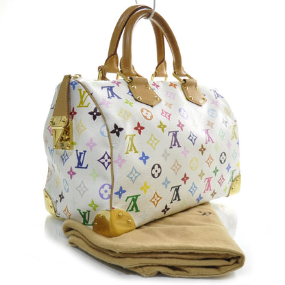 Louis Vuitton Monogram Multicolor Speedy 30 White 2 of 11