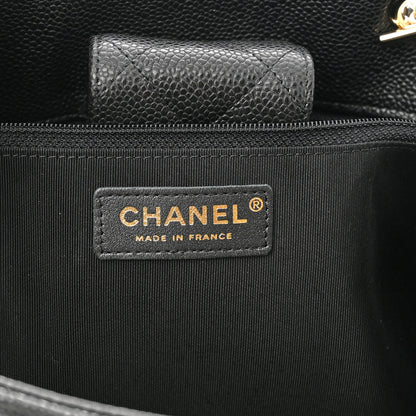 Chanel Caviar Quilted Large Shopping Tote Black 6 of 10