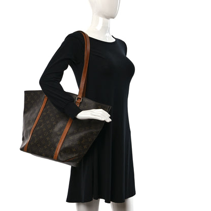 Louis Vuitton Monogram Sac Shopping Tote 3 of 10