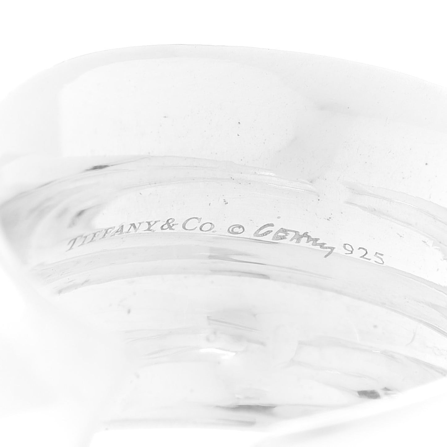 Sterling Silver Frank Gehry Sterling Silver Wavy Fish Open Back Ring 50 5.25